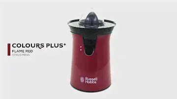 Colour Plus+ Flame Red Citrus Press 360 - 26010-56 | Russell Hobbs