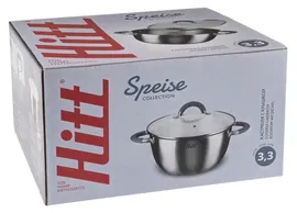 Hitt Кастрюля Hitt Speise с крышкой, 3.3 л, 20 см H07213 кастрюля