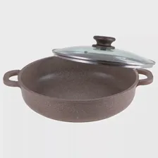 Жаровня Hitt Maroon HMD1026 d26см литой алюминий (art.: 3920c1fc5019e)